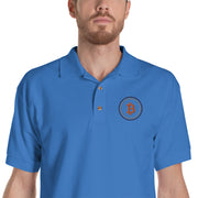 Wrapped Bitcoin (WBTC) Embroidered Men's Polo Shirt