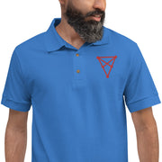Chiliz (CHZ) Embroidered Men's Polo Shirt
