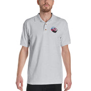 SushiSwap (SUSHI) Embroidered Men's Polo Shirt