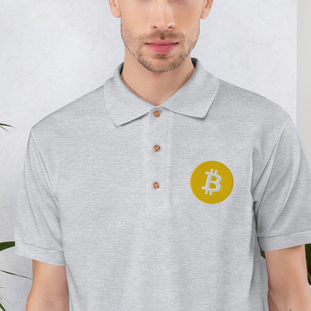 Bitcoin (BTC) Embroidered Men&