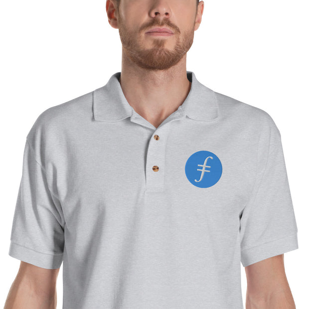 Filecoin (FIL) Embroidered Men&