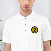 Zcash (ZEC) Embroidered Men's Polo Shirt