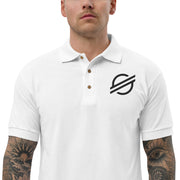Stellar (XLM) Embroidered Men's Polo Shirt