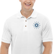 Cardano (ADA) Embroidered Men's Polo Shirt