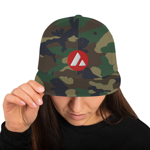Avalanche (AVAX) Snapback Hat