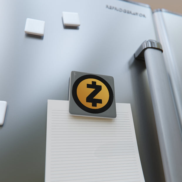 Zcash (ZEC) Porcelain Magnet, Square