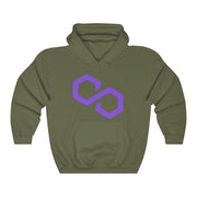 Polygon (MATIC) Unisex Heavy Blend™ Hooded Sweatshirt