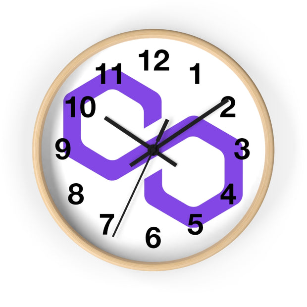 Polygon (MATIC) Wall Clock