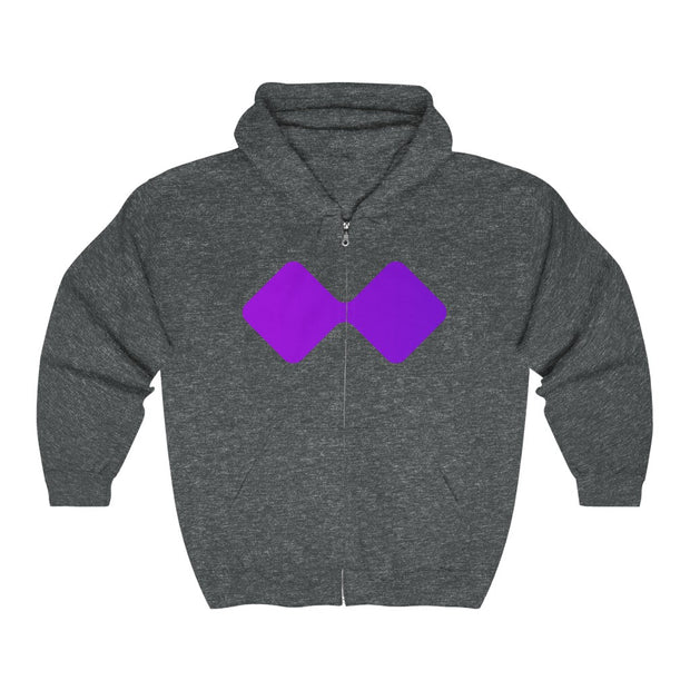 MimbleWimbleCoin (MWC) Unisex Heavy Blend™ Full Zip Hooded Sweatshirt