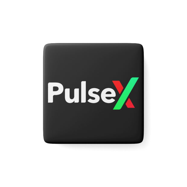 PulseX (PLSX) Porcelain Magnet, Square