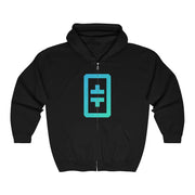 Theta (THETA) Unisex Heavy Blend™ Full Zip Hooded Sweatshirt