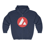 Avalanche (AVAX) Unisex Heavy Blend™ Full Zip Hooded Sweatshirt