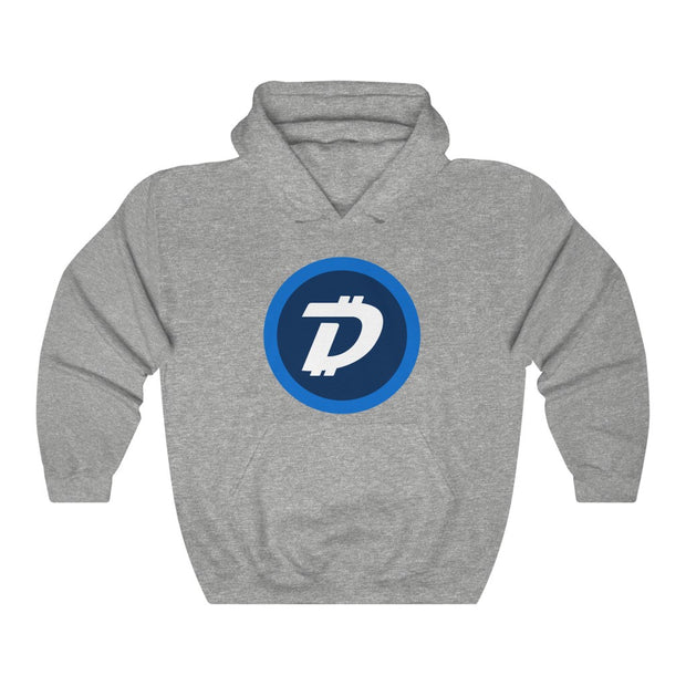 DigiByte (DGB) Unisex Heavy Blend™ Hooded Sweatshirt