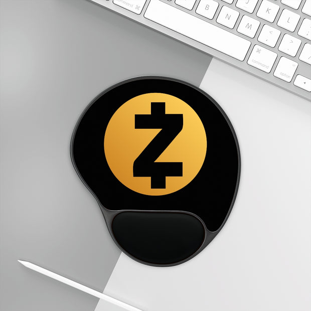 ZCash (ZEC) Mouse Pad With Wrist Rest