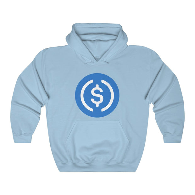 USD Coin (USDC) Unisex Heavy Blend™ Hooded Sweatshirt
