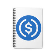 USD Coin (USDC) Spiral Notebook - Ruled Line