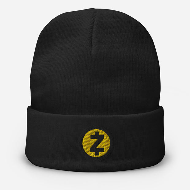 Zcash (ZEC) Embroidered Beanie