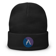 Aave (AAVE) Embroidered Beanie