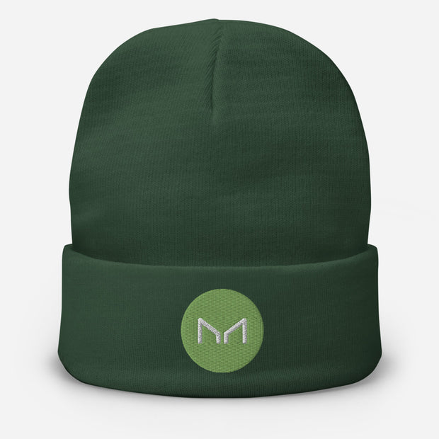 Maker (MKR) Embroidered Beanie