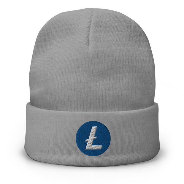 Litecoin (LTC) Embroidered Beanie