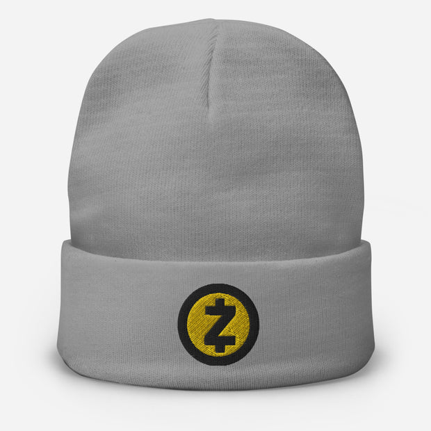Zcash (ZEC) Embroidered Beanie