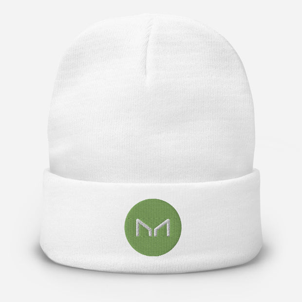 Maker (MKR) Embroidered Beanie