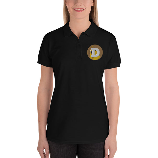 Dogecoin (DOGE) Embroidered Ladies&