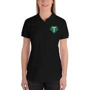 Tether (USDT) Embroidered Ladies' Polo Shirt