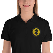 Zcash (ZEC) Embroidered Ladies' Polo Shirt