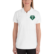 Tether (USDT) Embroidered Ladies' Polo Shirt