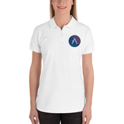 Aave (AAVE) Embroidered Ladies' Polo Shirt