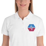 PulseChain (PLS) Embroidered Ladies' Polo Shirt