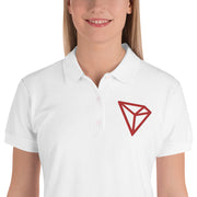 Tron (TRX) Embroidered Ladies' Polo Shirt