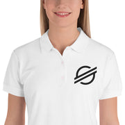 Stellar (XLM) Embroidered Ladies' Polo Shirt
