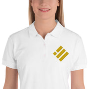 Binance USD (BUSD) Embroidered Ladies' Polo Shirt