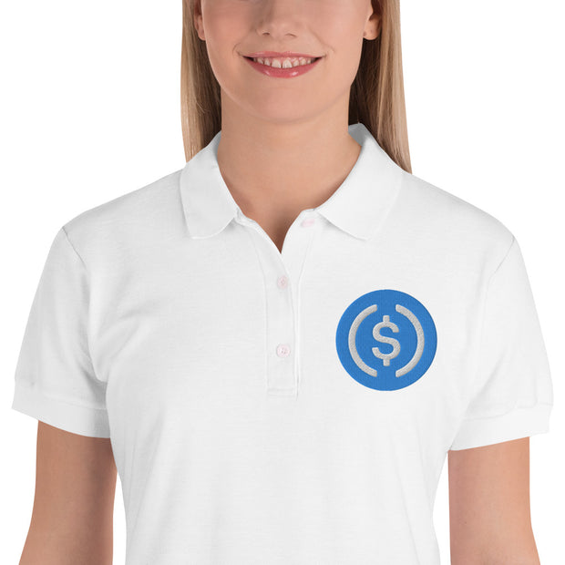 USD Coin (USDC) Embroidered Ladies&