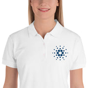 Cardano (ADA) Embroidered Ladies' Polo Shirt