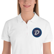 DigiByte (DGB) Embroidered Ladies' Polo Shirt