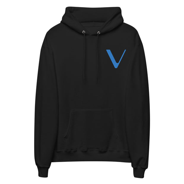VeChain (VET) Unisex Fleece Hoodie  - Embroidered