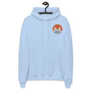 Monero (XMR) Unisex Fleece Hoodie  - Embroidered