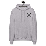 Ripple (XRP) Unisex Fleece Hoodie  - Embroidered